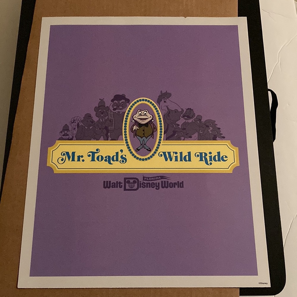 Disney Mr Toad’s Wild Ride Poster - Picture 3 of 6